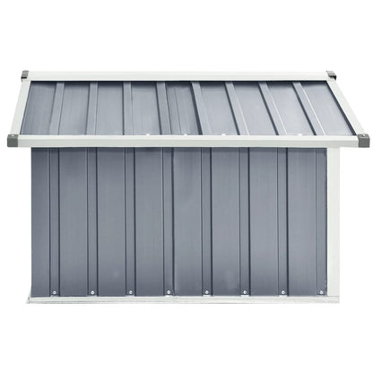 vidaXL Abri pour robot de jardin 92x97x63 cm Acier galvanisé Gris