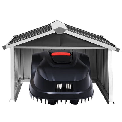 vidaXL Abri pour robot de jardin 92x97x63cm Acier galvanisé Anthracite