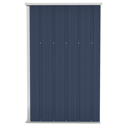 vidaXL Remise de jardin murale Anthracite 118x100x178 cm Acier