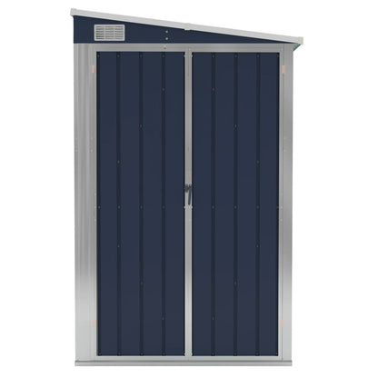 vidaXL Abri de jardin mural Anthracite 118x194x178 cm Acier