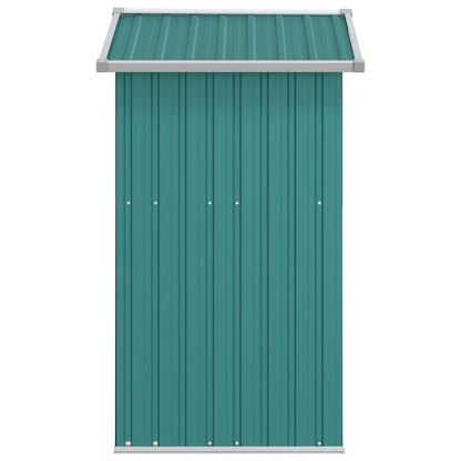 vidaXL Abri de jardin Vert 126x97,5x177 cm Acier galvanisé