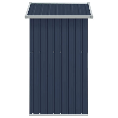 vidaXL Abri de jardin Anthracite 126x97,5x177 cm Acier galvanisé