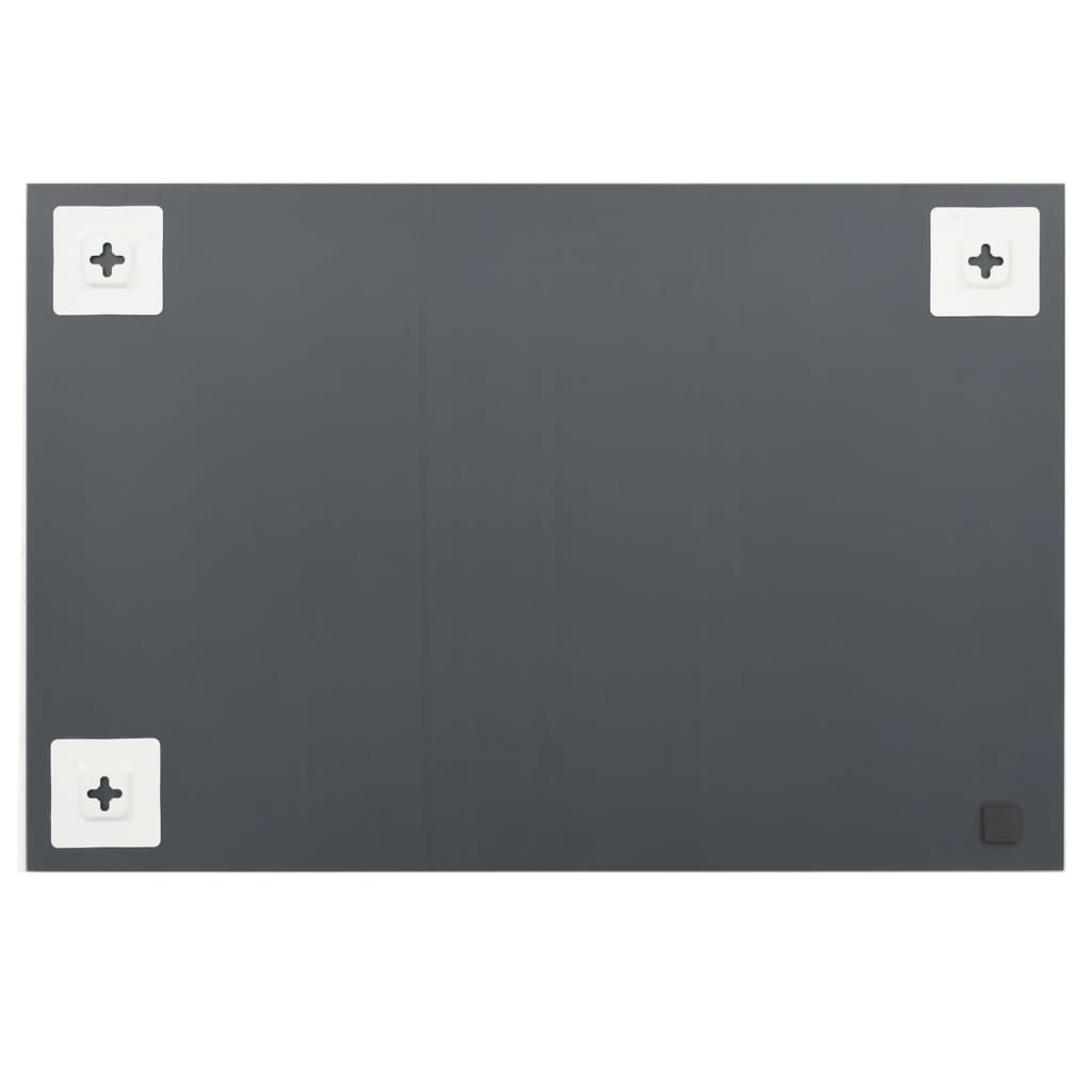 vidaXL Miroir mural avec lampes LED Rectangulaire Verre