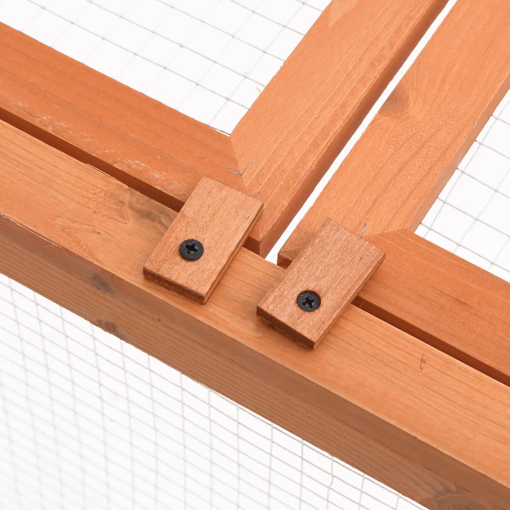 vidaXL Cage pour animaux de jardin 150x100x50 cm Bois de sapin massif