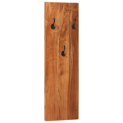 vidaXL Porte-manteaux muraux 2 pcs 36x3x110 cm Bois d'acacia massif