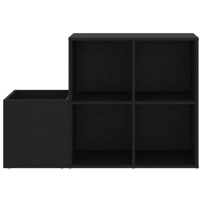 vidaXL Armoire à chaussures d'entrée Noir 105x35,5x70 cm Aggloméré