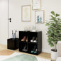 vidaXL Armoire à chaussures d'entrée Noir 105x35,5x70 cm Aggloméré