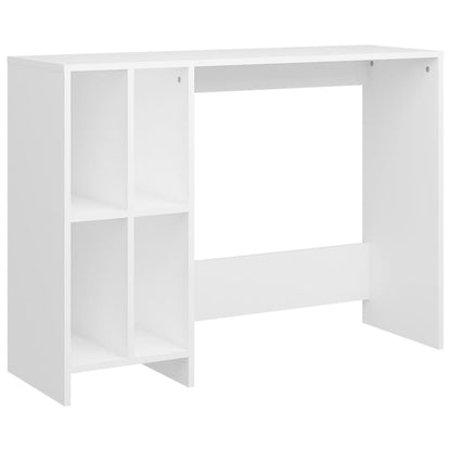 vidaXL Bureau d'ordinateur portable Blanc 102,5x35x75 cm Aggloméré