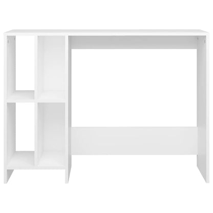 vidaXL Bureau d'ordinateur portable Blanc 102,5x35x75 cm Aggloméré