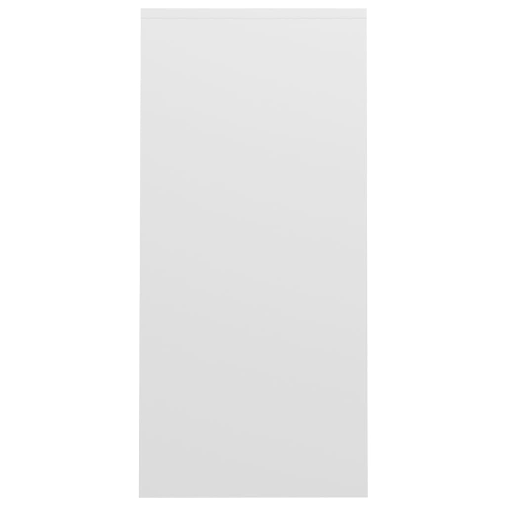 vidaXL Bureau d'ordinateur portable Blanc 102,5x35x75 cm Aggloméré