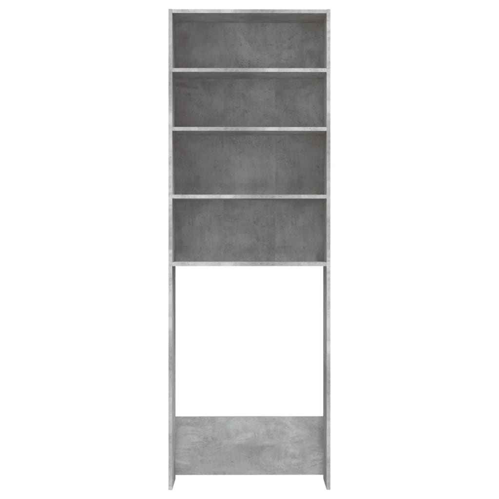 vidaXL Meuble pour machine à laver Gris béton 64x24x190 cm
