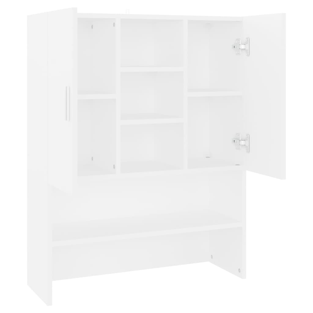vidaXL Meuble pour machine à laver Blanc 70,5x25,5x90 cm
