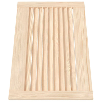 vidaXL Portes d'armoire à persiennes 4 pcs 39,5x59,4 cm pin massif