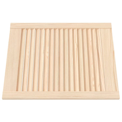 vidaXL Portes d'armoire à persiennes 4 pcs 61,5x49,4 cm pin massif