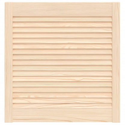 vidaXL Porte d'armoire à persiennes 61,5x59,4 cm bois de pin massif
