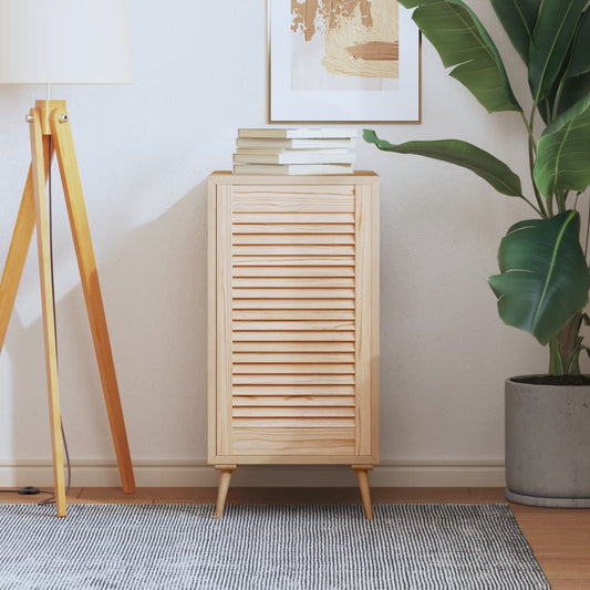 vidaXL Porte d'armoire à persiennes 69x39,4 cm bois de pin massif