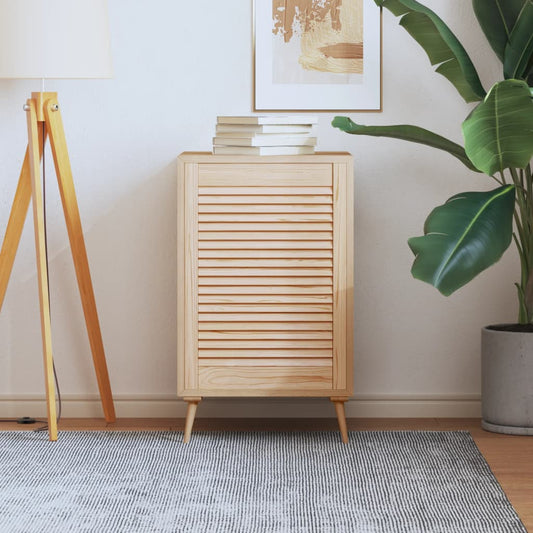 vidaXL Porte d'armoire à persiennes 69x49,4 cm bois de pin massif