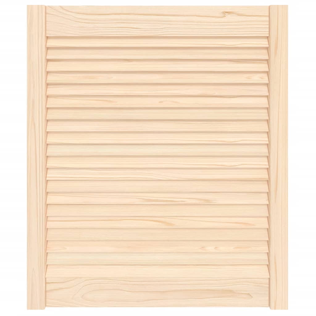 vidaXL Porte d'armoire à persiennes 69x59,4 cm bois de pin massif