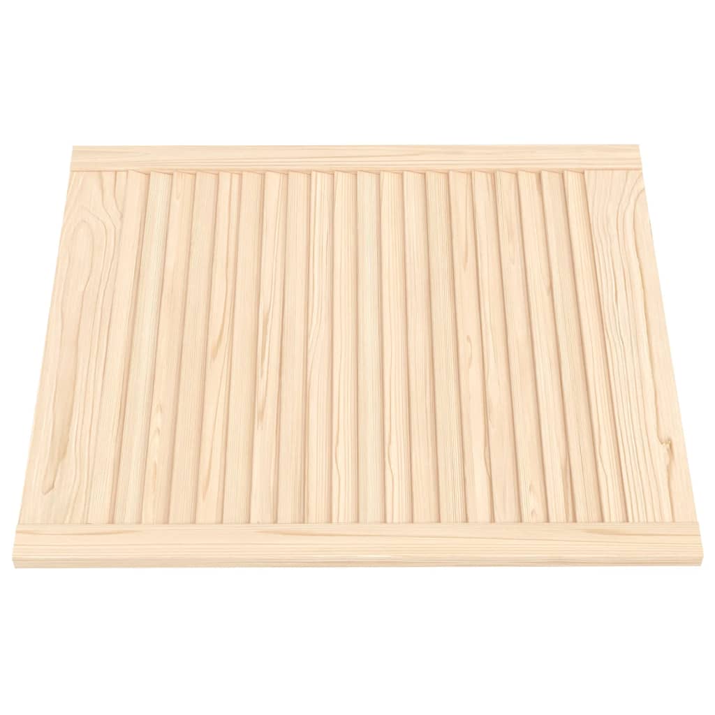 vidaXL Porte d'armoire à persiennes 69x59,4 cm bois de pin massif