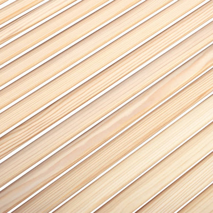 vidaXL Portes d'armoire à persiennes 2 pcs 99,3x39,4 cm pin massif