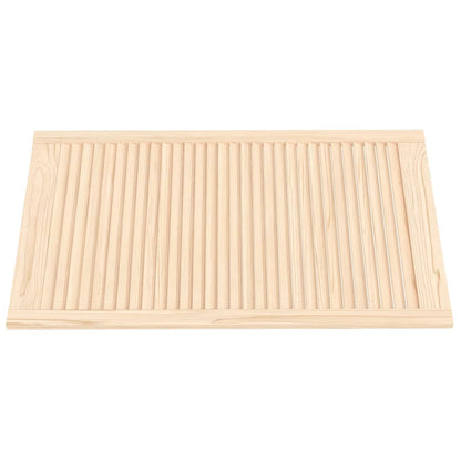 vidaXL Portes d'armoire à persiennes 2 pcs 99,3x59,4 cm pin massif