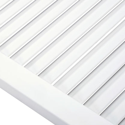 vidaXL Portes d'armoire à persiennes 2 pcs blanc 69x39,4 cm pin massif