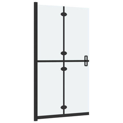 vidaXL Paroi de douche pliable Verre ESG dépoli 80x190 cm