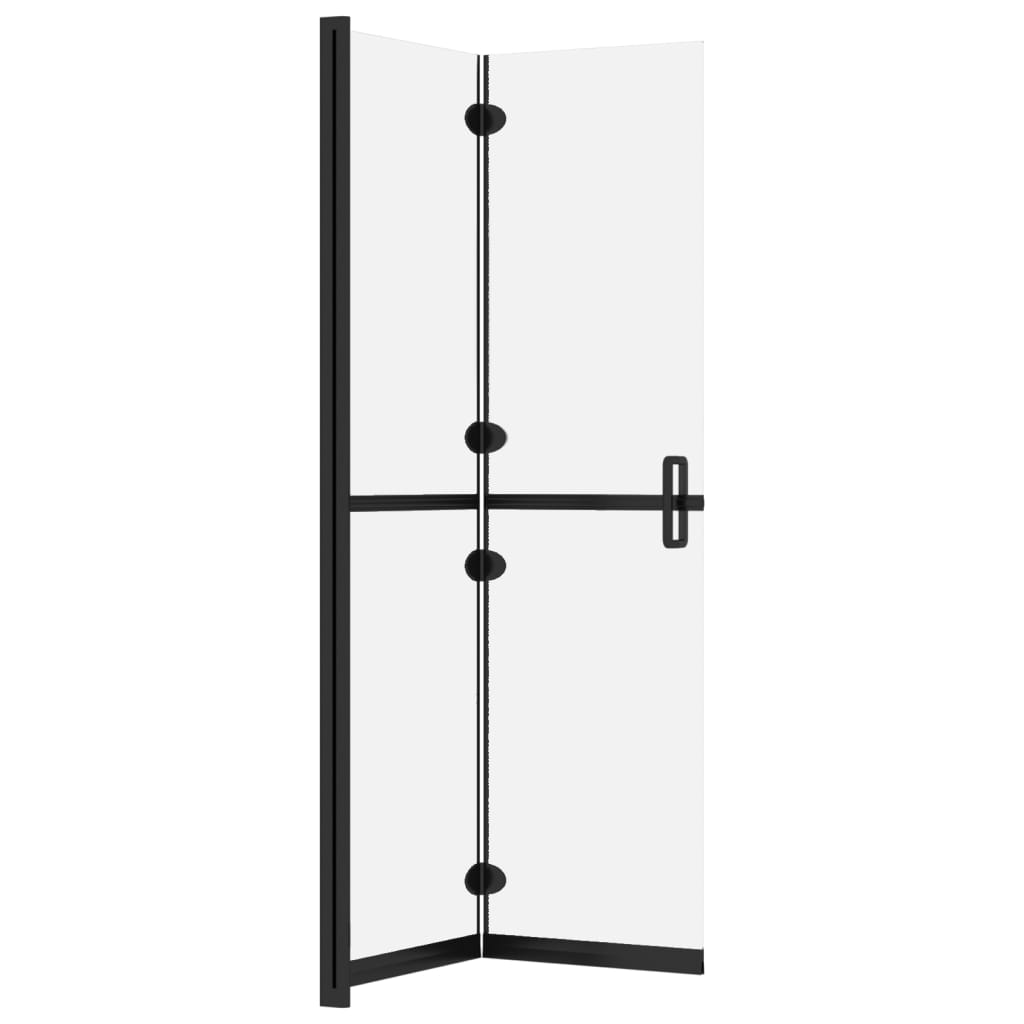 vidaXL Paroi de douche pliable Verre ESG dépoli 120x190 cm