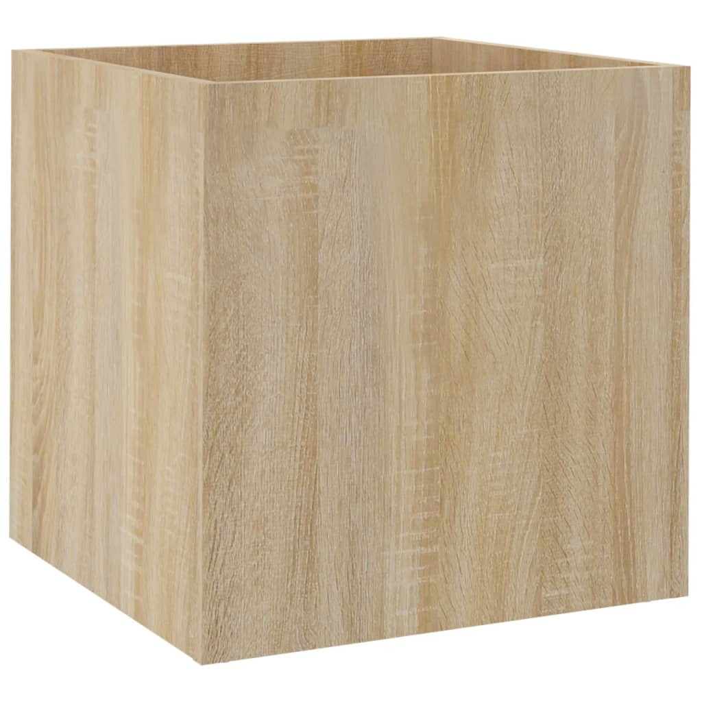 vidaXL Jardinière Chêne sonoma 40x40x40 cm Bois d'ingénierie