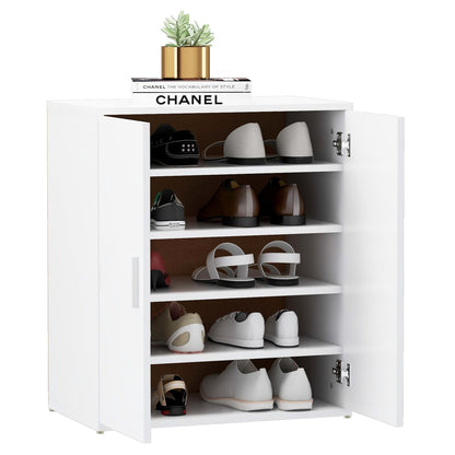 vidaXL Armoire à chaussures Blanc 60x35x70 cm Aggloméré