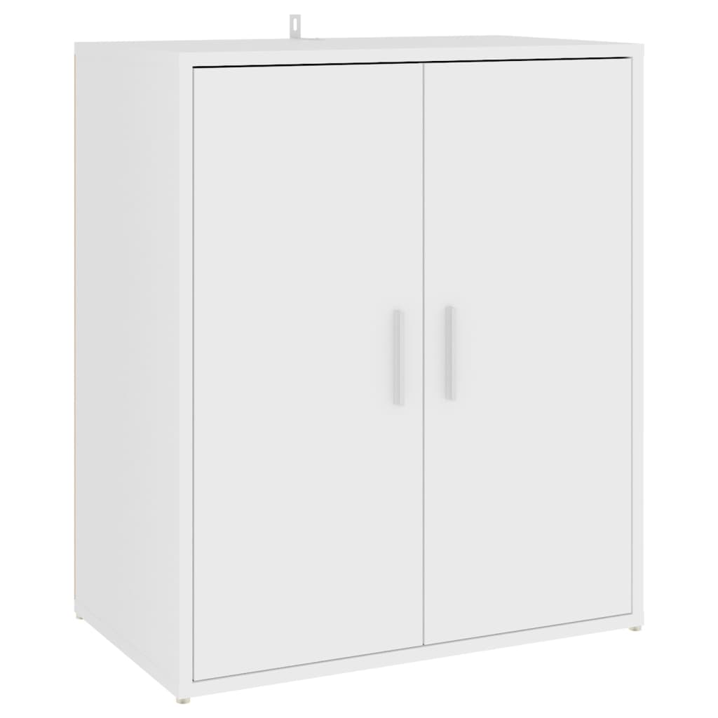 vidaXL Armoire à chaussures Blanc 60x35x70 cm Aggloméré