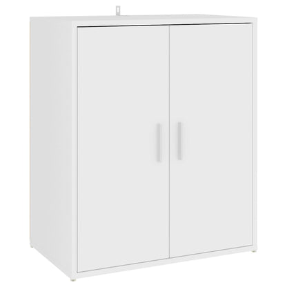 vidaXL Armoire à chaussures Blanc 60x35x70 cm Aggloméré