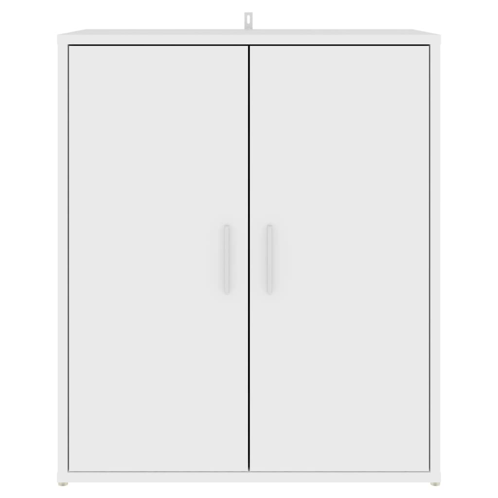 vidaXL Armoire à chaussures Blanc 60x35x70 cm Aggloméré