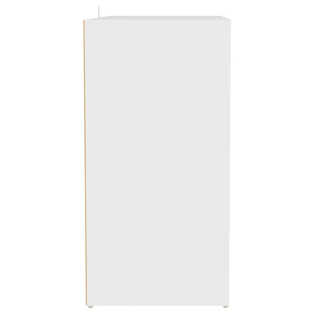 vidaXL Armoire à chaussures Blanc 60x35x70 cm Aggloméré