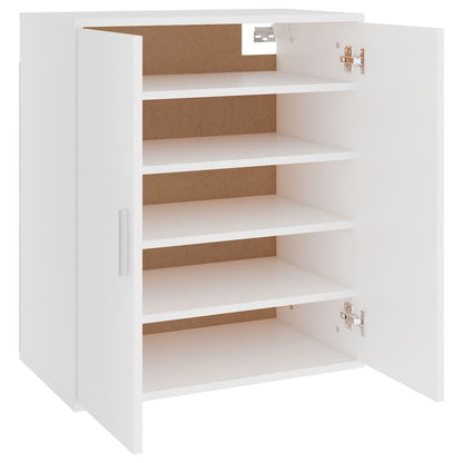vidaXL Armoire à chaussures Blanc 60x35x70 cm Aggloméré