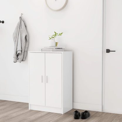 vidaXL Armoire à chaussures Blanc 60x35x92 cm Aggloméré