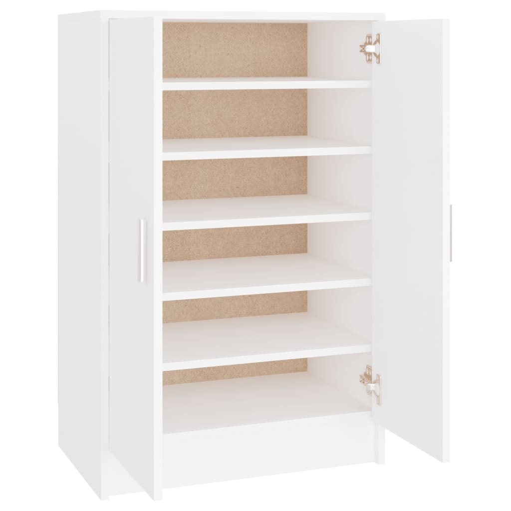 vidaXL Armoire à chaussures Blanc 60x35x92 cm Aggloméré