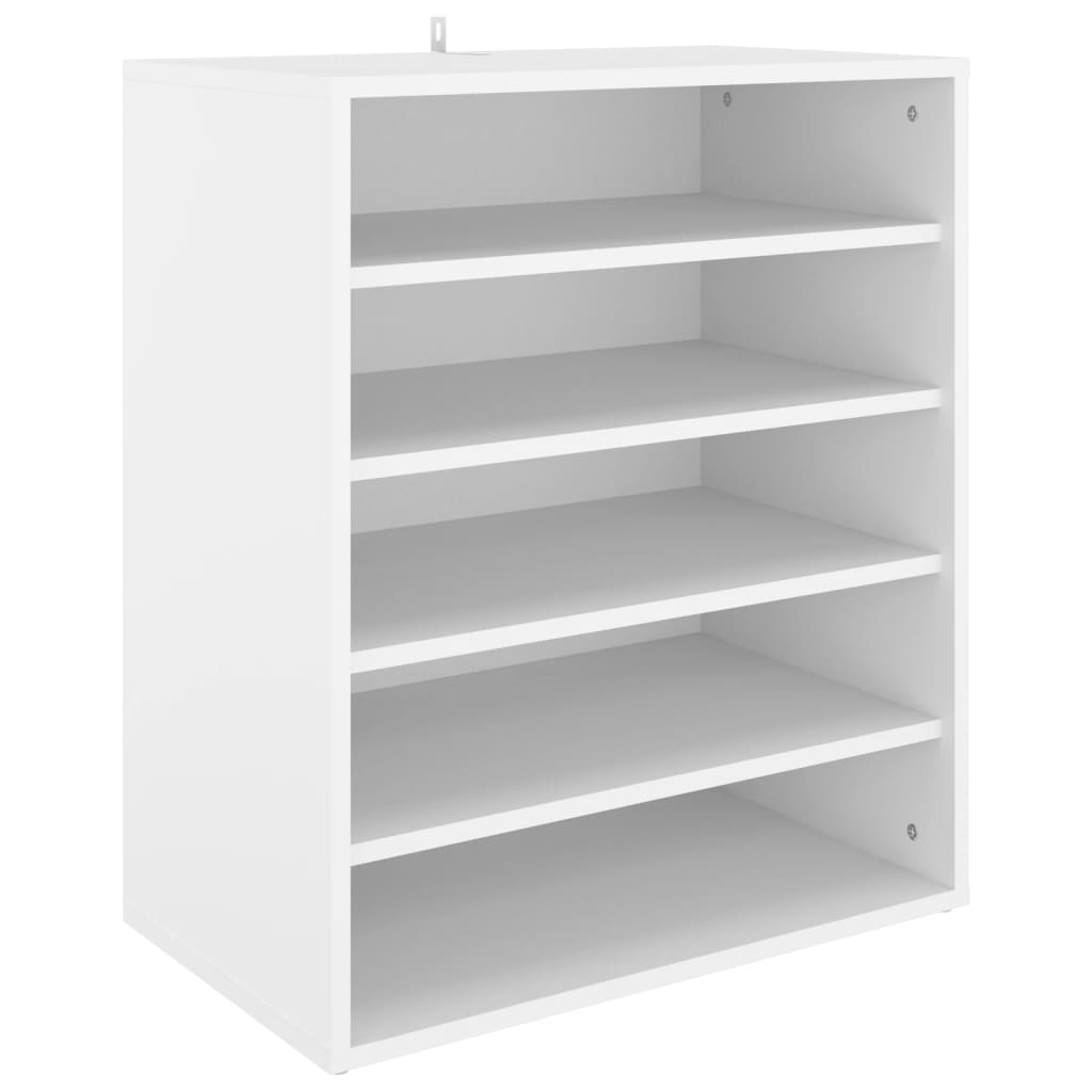 vidaXL Armoire à chaussures Blanc 60x35x70 cm Aggloméré