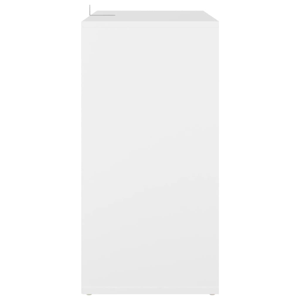 vidaXL Armoire à chaussures Blanc 60x35x70 cm Aggloméré