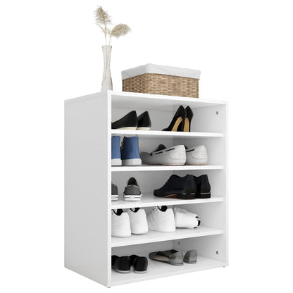 vidaXL Armoire à chaussures Blanc 60x35x70 cm Aggloméré