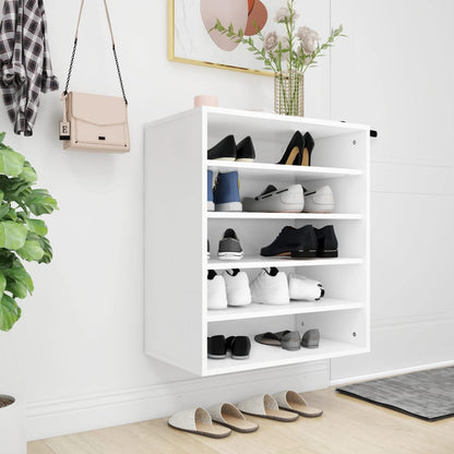 vidaXL Armoire à chaussures Blanc 60x35x70 cm Aggloméré