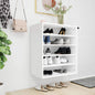 vidaXL Armoire à chaussures Blanc 60x35x70 cm Aggloméré