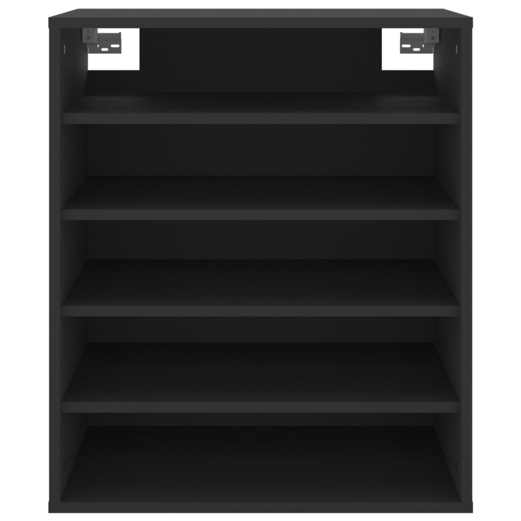 vidaXL Armoire à chaussures Noir 60x35x70 cm Aggloméré