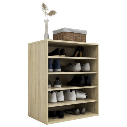 vidaXL Armoire à chaussures Chêne sonoma 60x35x70 cm Aggloméré