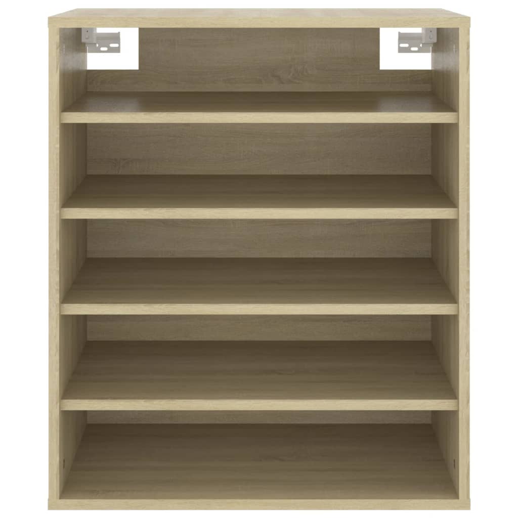 vidaXL Armoire à chaussures Chêne sonoma 60x35x70 cm Aggloméré