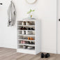 vidaXL Armoire à chaussures Blanc 60x35x92 cm Aggloméré