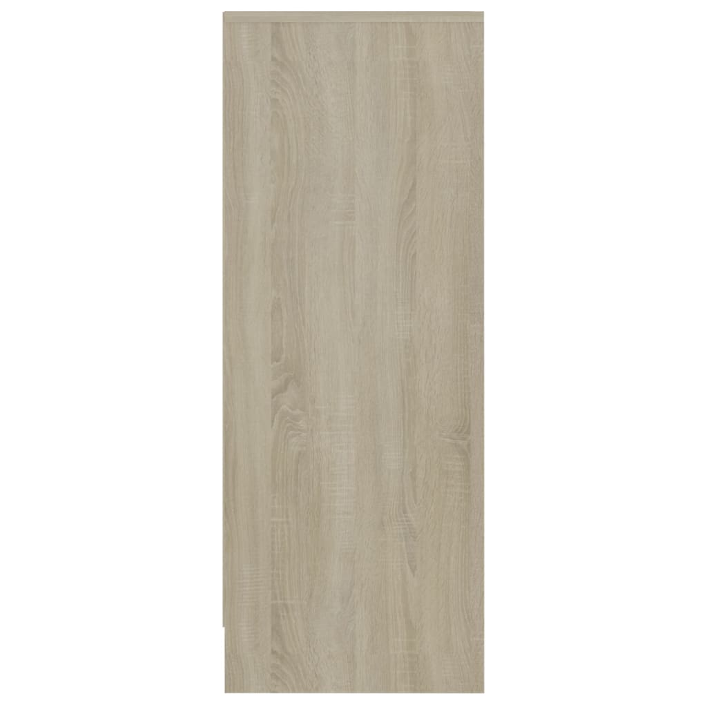 vidaXL Armoire à chaussures Chêne Sonoma 60x35x92 cm Aggloméré