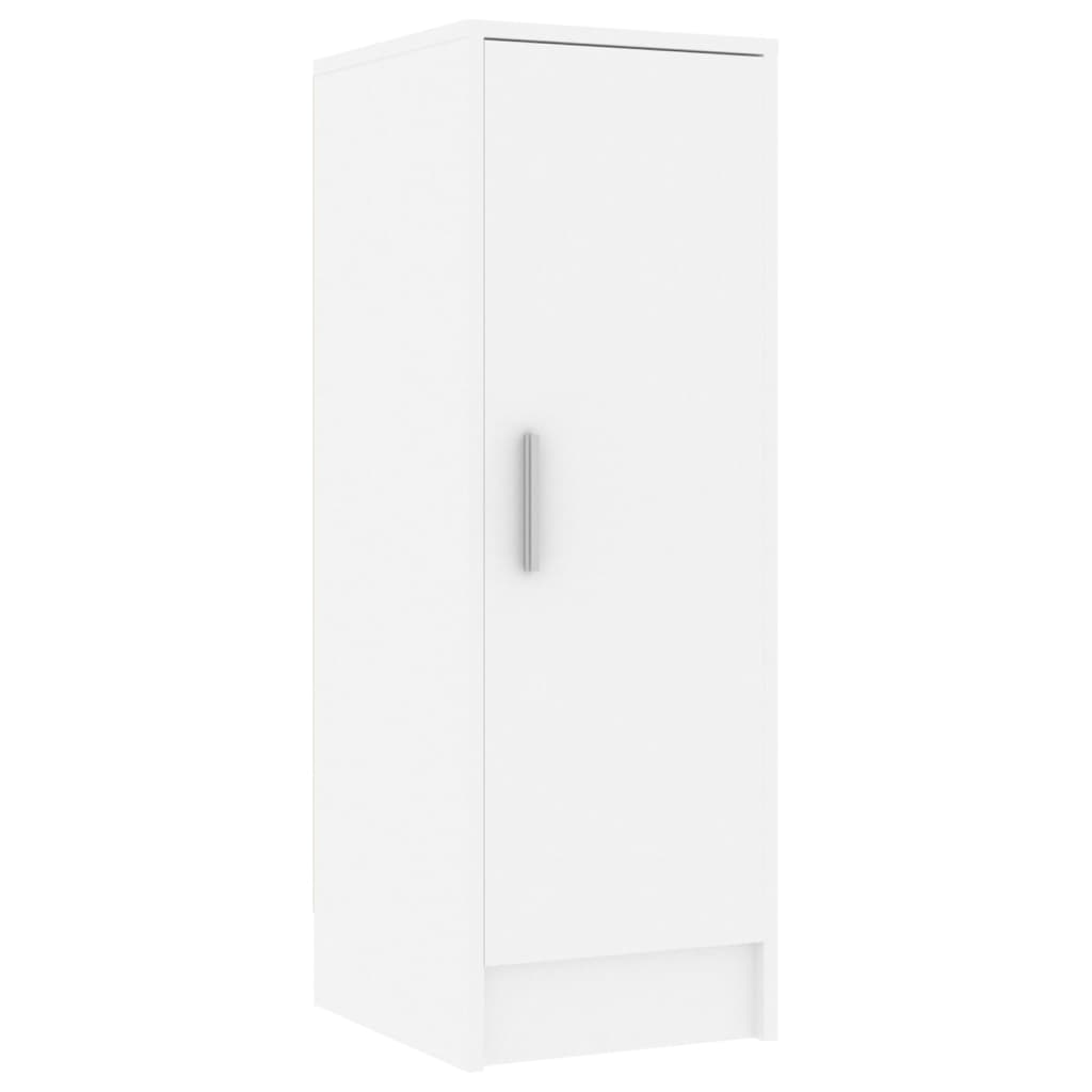 vidaXL Armoire à chaussures Blanc 32x35x92 cm Aggloméré