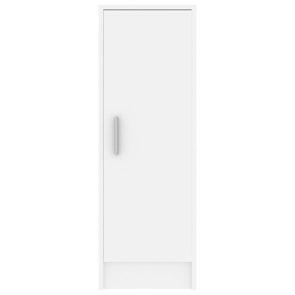 vidaXL Armoire à chaussures Blanc 32x35x92 cm Aggloméré