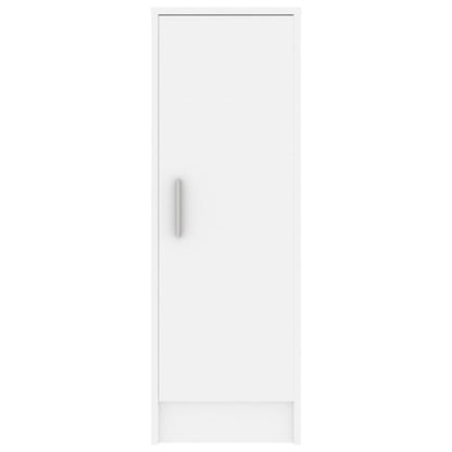vidaXL Armoire à chaussures Blanc 32x35x92 cm Aggloméré